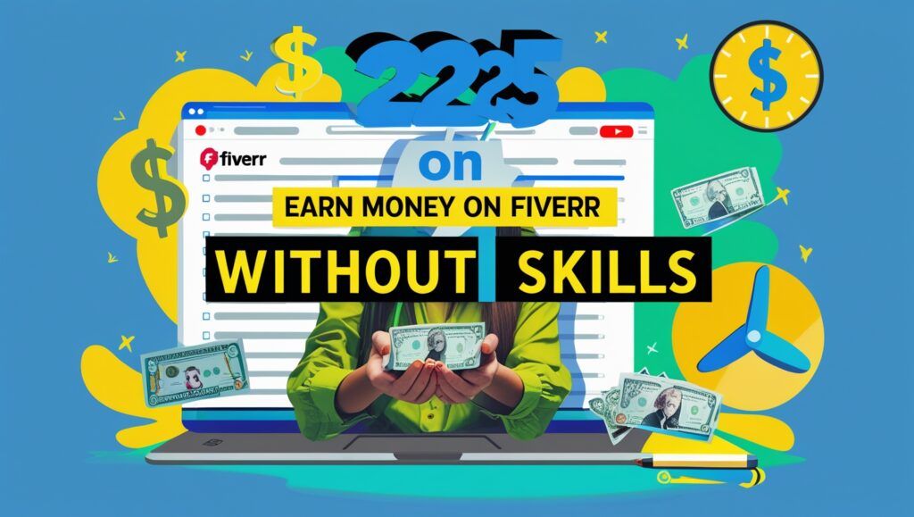 Earn Money on Fiverr Without Any Skills 2025