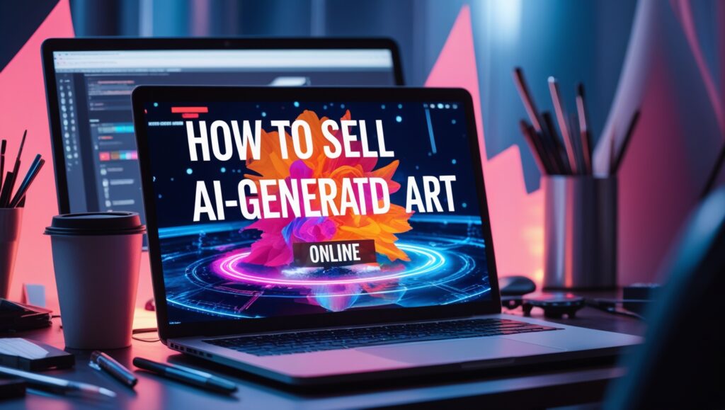 sell AI-generated art online